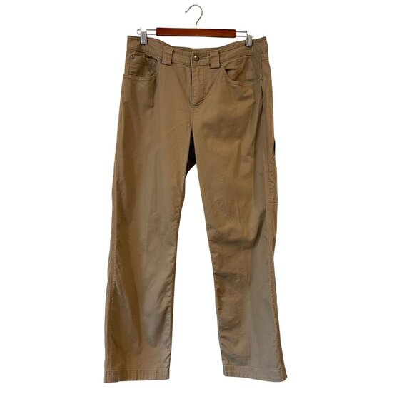 Duluth Trading Co Khaki Cargo Pants Size 10 x 29 Relaxed Fit Durable Workwear - Picture 1 of 7